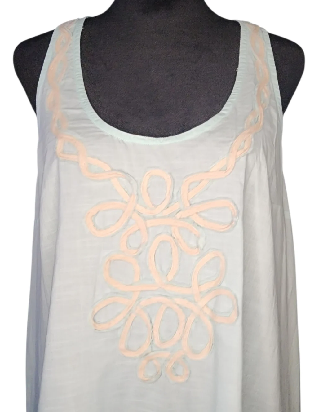 NWT Mud Pie Jessa Twill Swim Cover Dress, Womens Medium - Picture 5 of 7